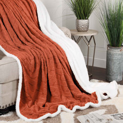 Burnt orange weighted blanket hot sale